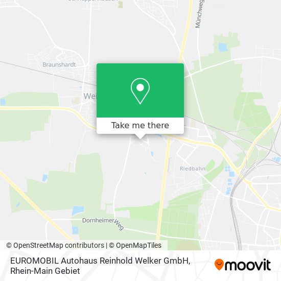 EUROMOBIL Autohaus Reinhold Welker GmbH map