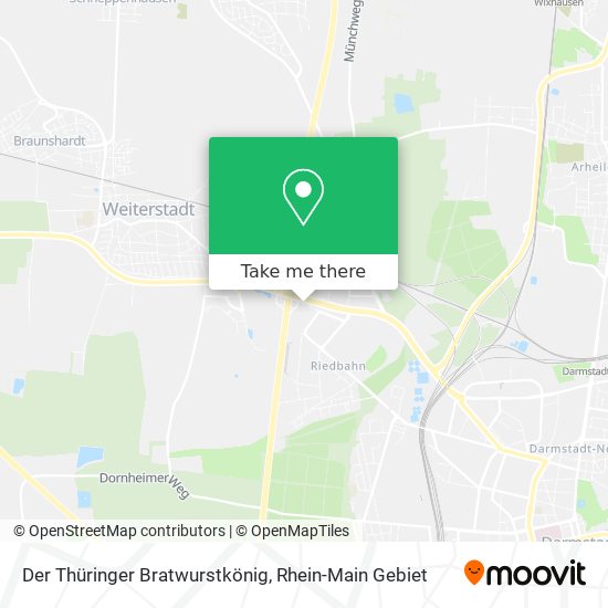 Der Thüringer Bratwurstkönig map