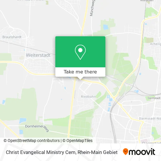 Карта Christ Evangelical Ministry Cem