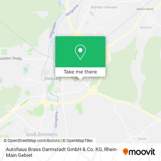 Autohaus Brass Darmstadt GmbH & Co. KG map