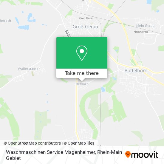 Waschmaschinen Service Magenheimer map