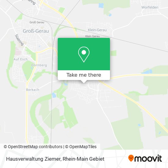 Hausverwaltung Ziemer map