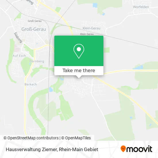 Карта Hausverwaltung Ziemer