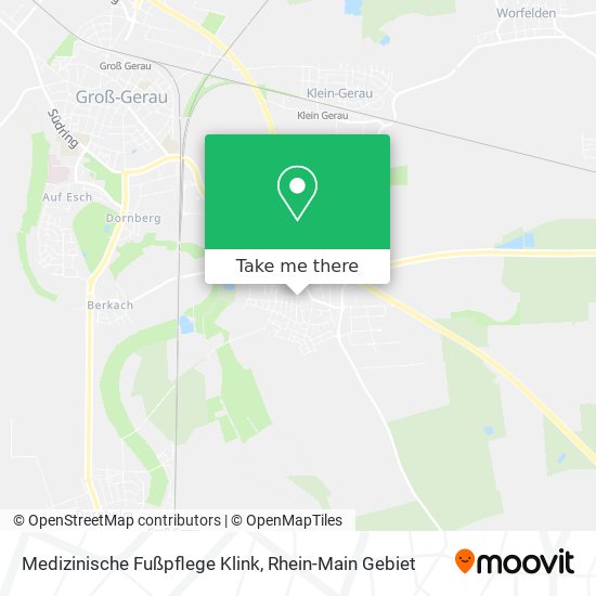 Medizinische Fußpflege Klink map