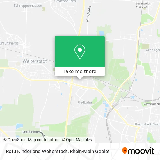 Карта Rofu Kinderland Weiterstadt