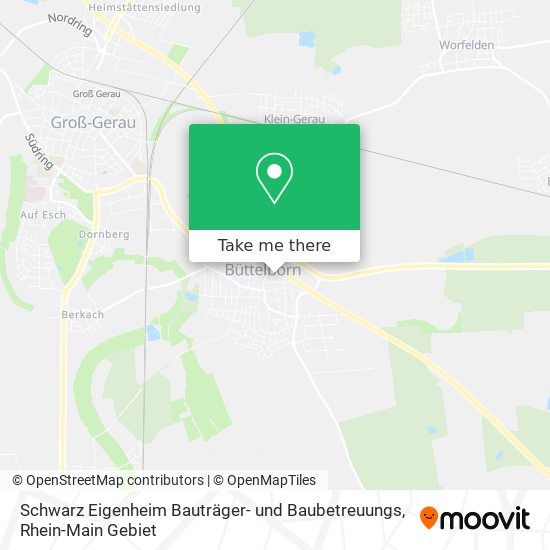 Карта Schwarz Eigenheim Bauträger- und Baubetreuungs
