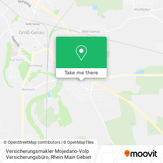 Versicherungsmakler Mojedano-Volp Versicherungsbüro map