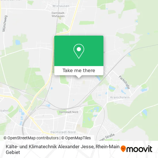 Карта Kälte- und Klimatechnik Alexander Jesse