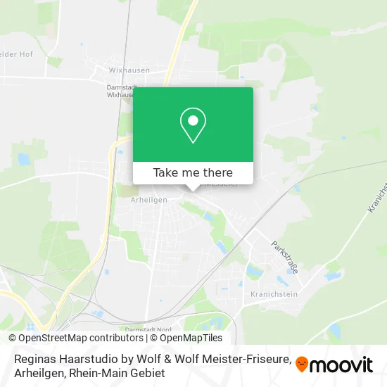 Карта Reginas Haarstudio by Wolf & Wolf Meister-Friseure, Arheilgen