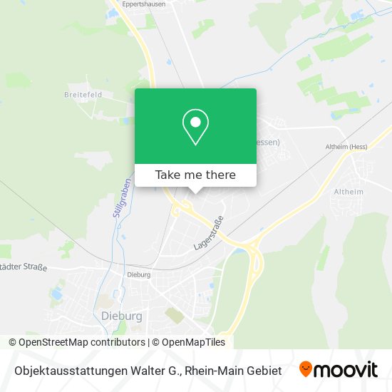 Карта Objektausstattungen Walter G.