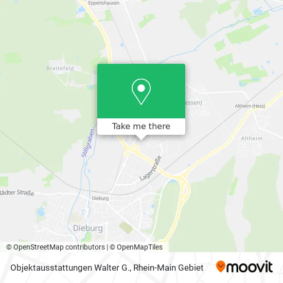 Карта Objektausstattungen Walter G.