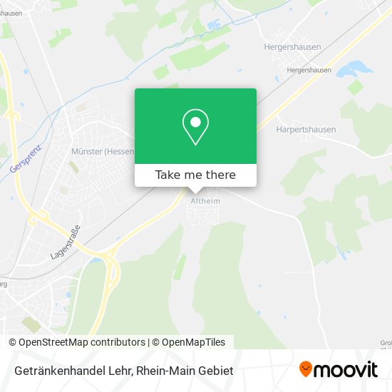 Getränkenhandel Lehr map