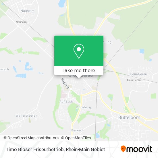 Timo Blöser Friseurbetrieb map