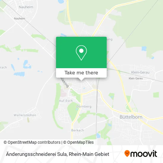 Карта Änderungsschneiderei Sula