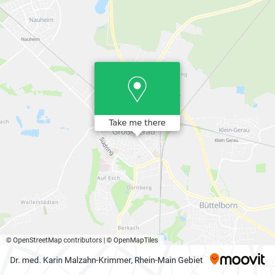 Dr. med. Karin Malzahn-Krimmer map