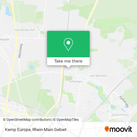 Карта Kemp Europe