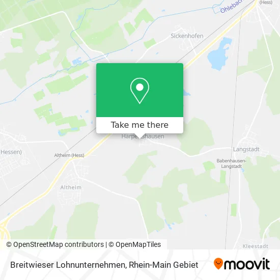 Карта Breitwieser Lohnunternehmen