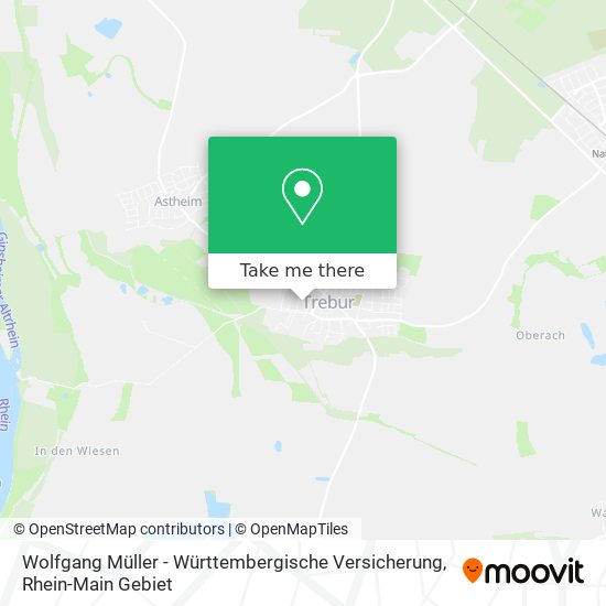 Wolfgang Müller - Württembergische Versicherung map