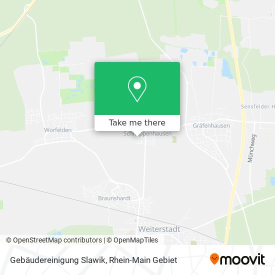 Gebäudereinigung Slawik map