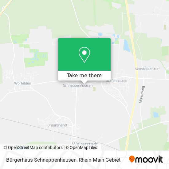 Bürgerhaus Schneppenhausen map