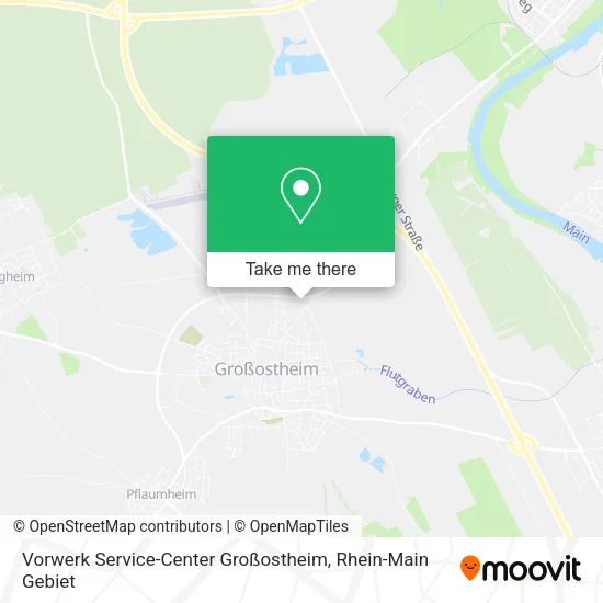 Карта Vorwerk Service-Center Großostheim