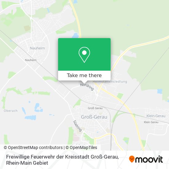 Карта Freiwillige Feuerwehr der Kreisstadt Groß-Gerau