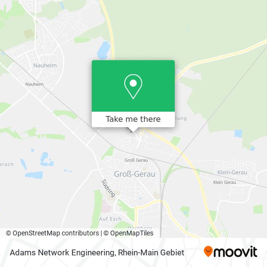 Adams Network Engineering map