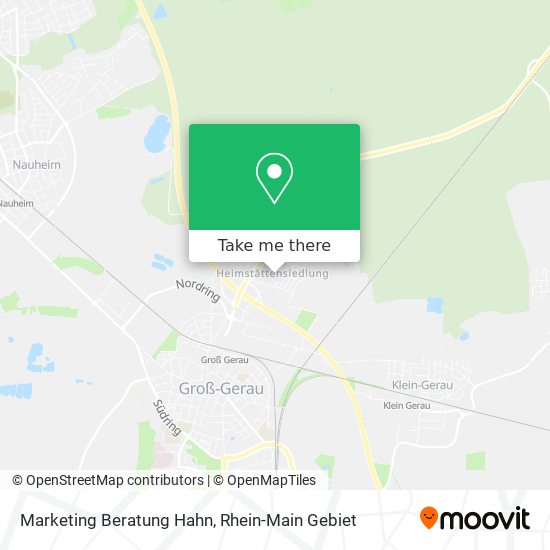 Marketing Beratung Hahn map