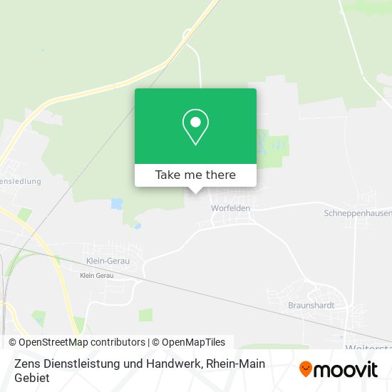 Zens Dienstleistung und Handwerk map