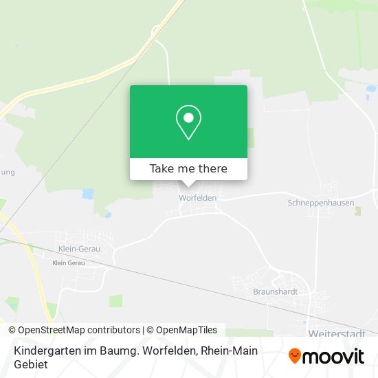 Kindergarten im Baumg. Worfelden map