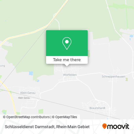 Schlüsseldienst Darmstadt map