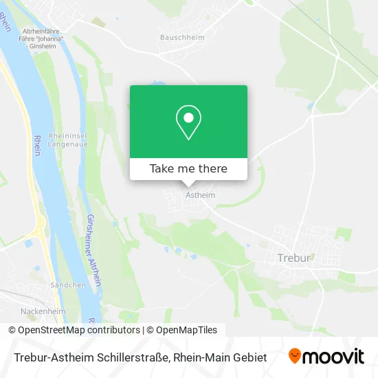 Карта Trebur-Astheim Schillerstraße