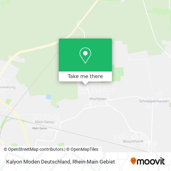 Kalyon Moden Deutschland map