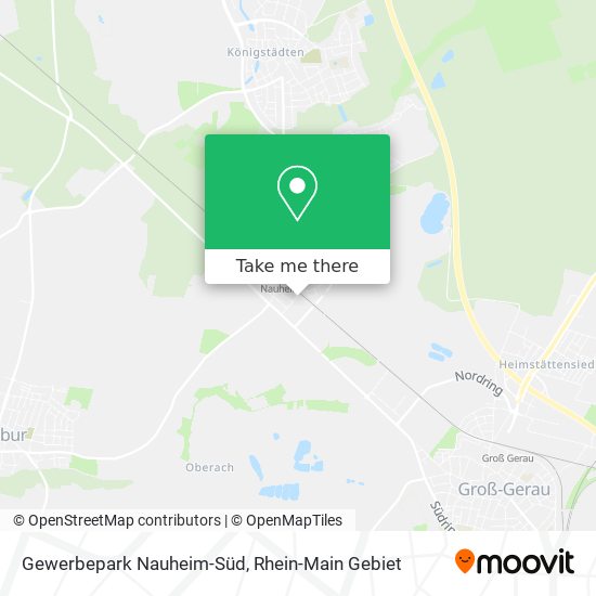 Gewerbepark Nauheim-Süd map