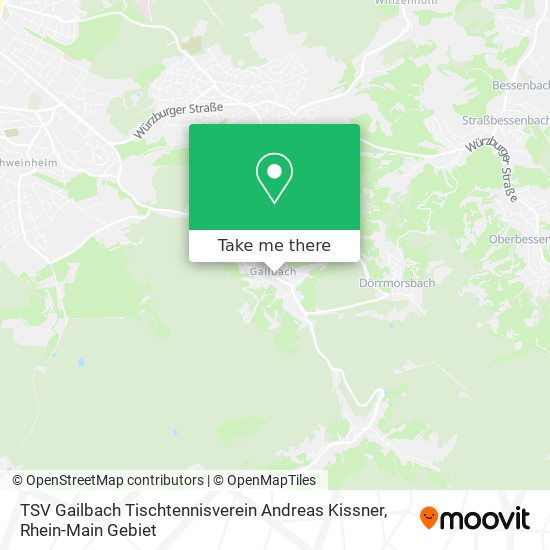 Карта TSV Gailbach Tischtennisverein Andreas Kissner
