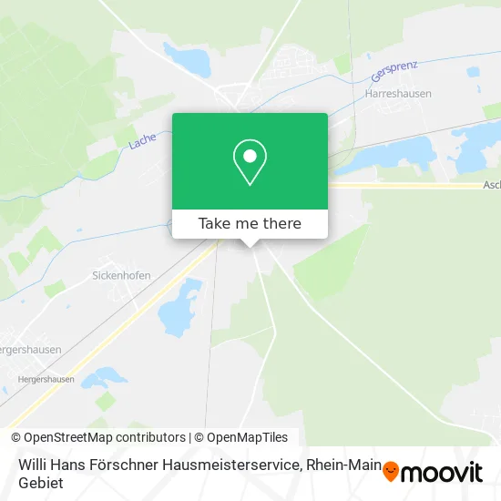 Карта Willi Hans Förschner Hausmeisterservice