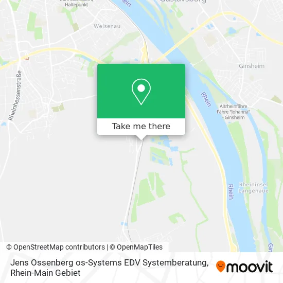 Карта Jens Ossenberg os-Systems EDV Systemberatung