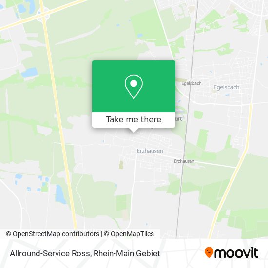 Allround-Service Ross map