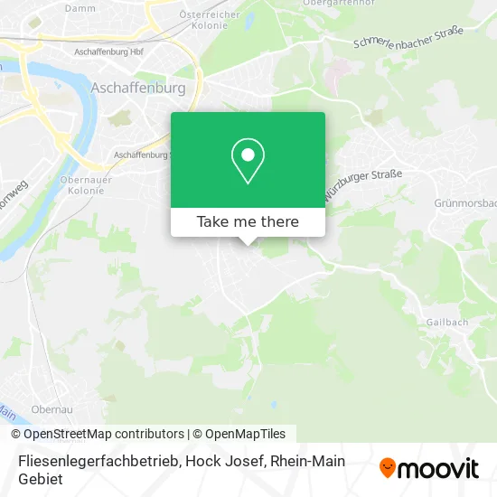 Карта Fliesenlegerfachbetrieb, Hock Josef