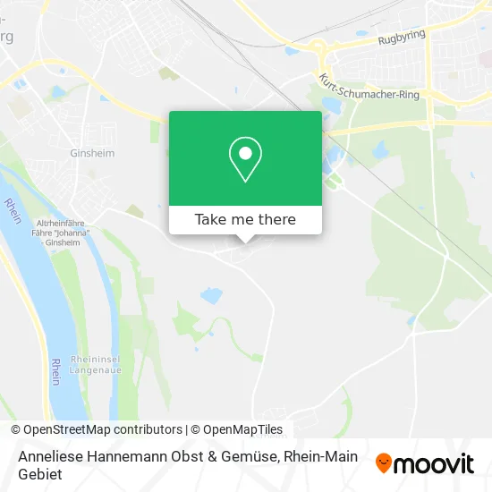 Карта Anneliese Hannemann Obst & Gemüse