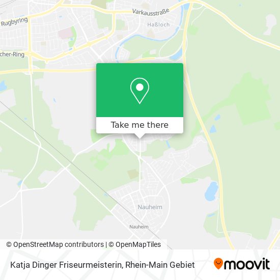 Карта Katja Dinger Friseurmeisterin
