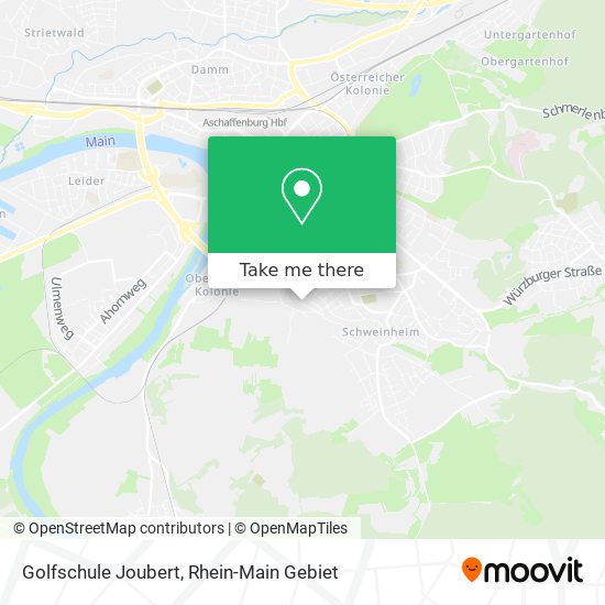 Golfschule Joubert map