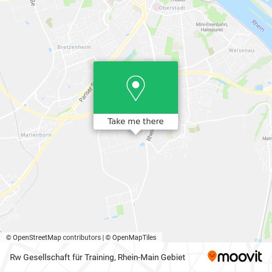 Rw Gesellschaft für Training map