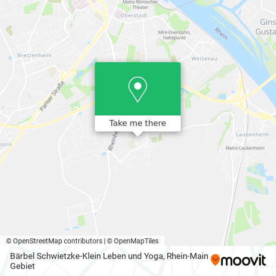 Bärbel Schwietzke-Klein Leben und Yoga map