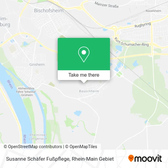 Карта Susanne Schäfer Fußpflege