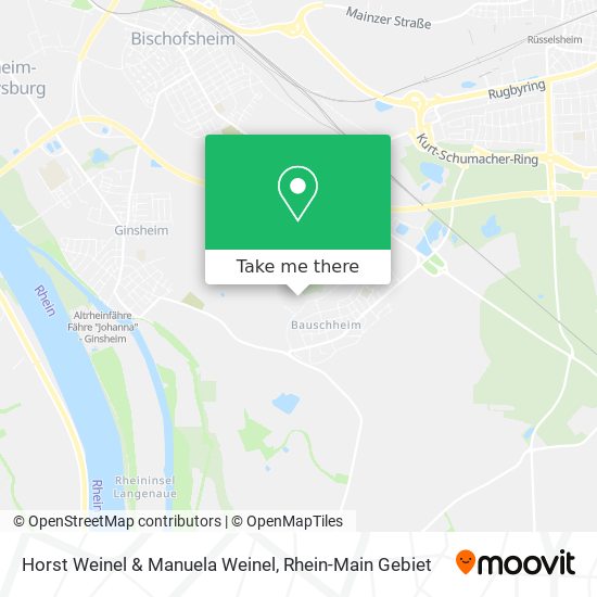 Horst Weinel & Manuela Weinel map