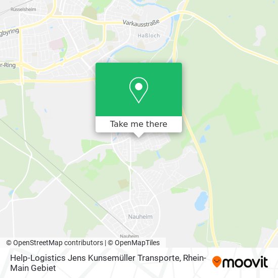 Help-Logistics Jens Kunsemüller Transporte map