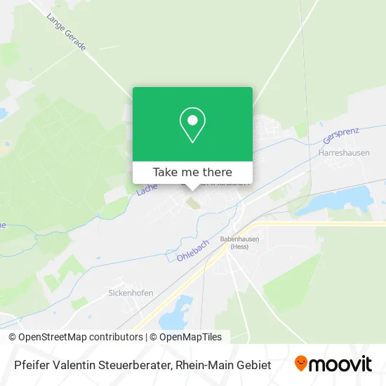 Карта Pfeifer Valentin Steuerberater