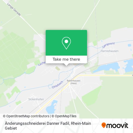 Änderungsschneiderei Danner Fadil map