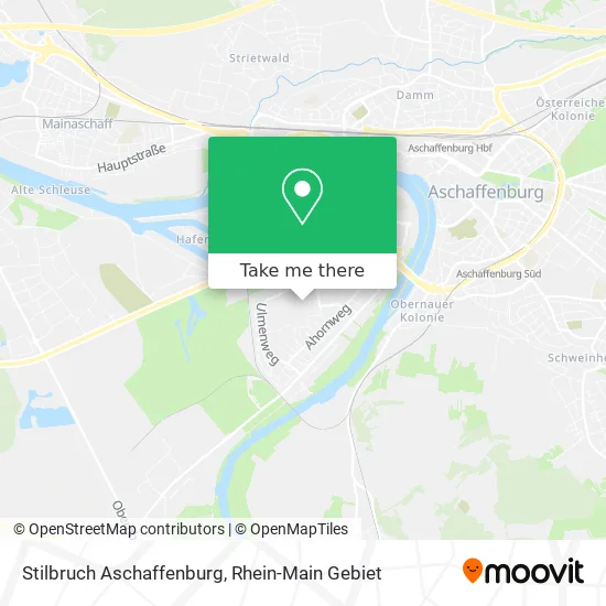 Карта Stilbruch Aschaffenburg
